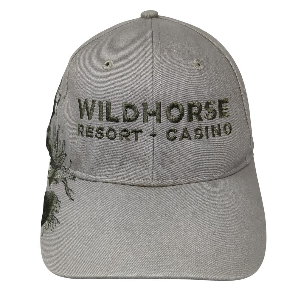 Wildhorse Resort-Casino Baseball Cap Beige One Size Adjustable Dri-Duck